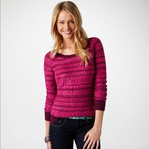 American Eagle Fair Isle Sweater Small